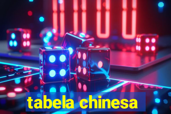 tabela chinesa